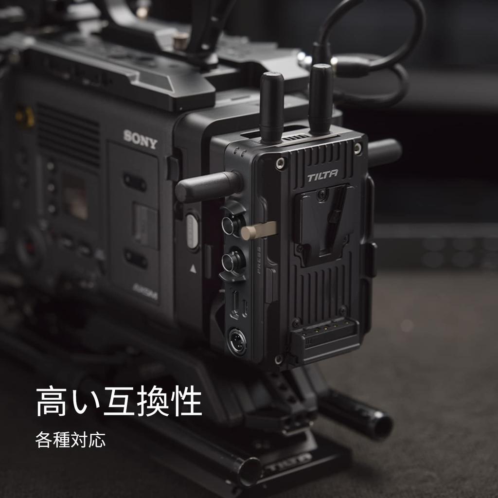 TILTA Power Module for DJI Video Transmitter with Screw and Plate 1/4"-20 V-Mount (TGA-DVT-V)