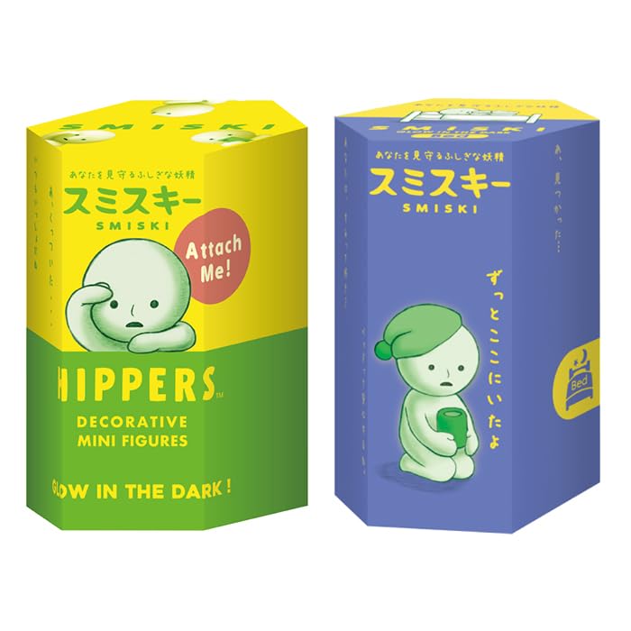 

Hippers Bed Series 2-Piece Set Mini Figures HIPPERS Toilet Bath Fairy Glow-in-the-Dark Mini Figure Doll Dreams