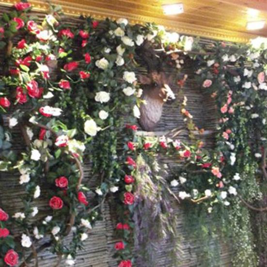 Simulace květin Anti-fade 7 barev Simulace Rose Flower Vine pro domácnost