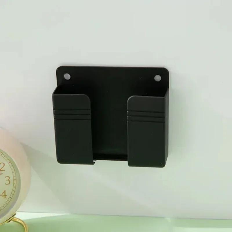 

4 шт. настенный ящик для хранения многофункциональный органайзер без перфорации пульт от телевизора DIY держатель для зарядки мобильного телефона