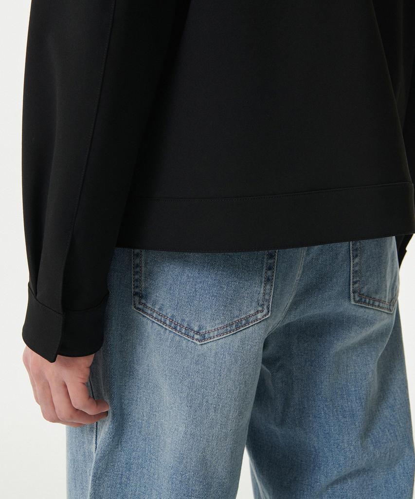 Musinsa Standard Relaxed Minimal Jacket [Black]
