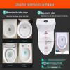 Universal Thickened One-Click Toilet Seat Cover for Household Flush Toilets