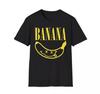 Men's Vintage Music Nirvana Banana T-Shirt Men Fny Nevermind Parody...