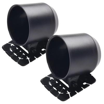 Morytrade Meter Cover Black Universal Car Dashboard Tachometer (Set of 2)
