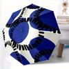 1pc Baseball Pattern Folding Umbrella With Excellent UV Protection, 8 Ribs Casual Durable Lightweight Portable Travelling Umbrella For Men &
