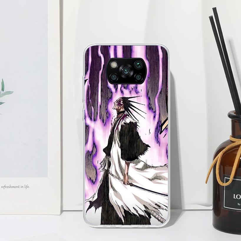 Bleach Zaraki Kenpachi Phone Case For Xiaomi Poco X7 X6 X5 M7 M8 Pro F7 Ultra Redmi 15C 15 13C 13 12C 12 10 10C 10A Art Fundas P