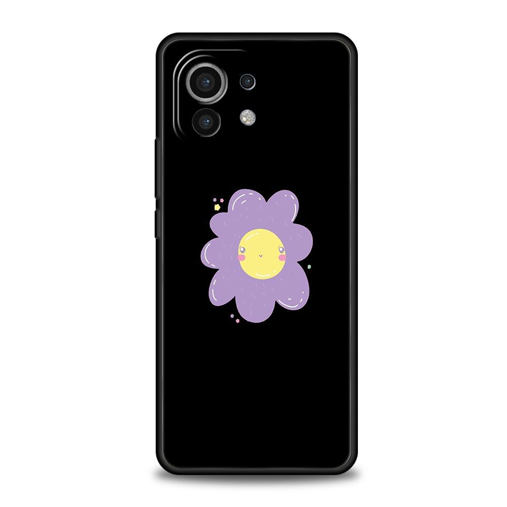 Kawaii Avocado Cute Flower Case For Xiaomi Poco X4 X3 NFC F3 F4 M3 M4 Mi Note 12T 10 12 11 Ultra 11T Pro 10T Lite 9T 5G Cover
