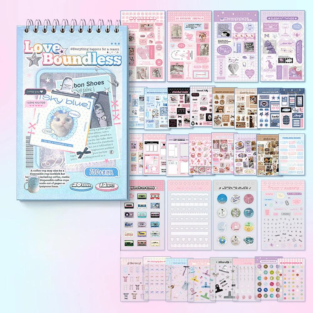 

Корейский стиль Ins 32 листа/шт. Декоративные наклейки Книга Ноутбук Kpop Toplader Фотокарточка DIY Наклейка Детский Подарок Канцелярские товары