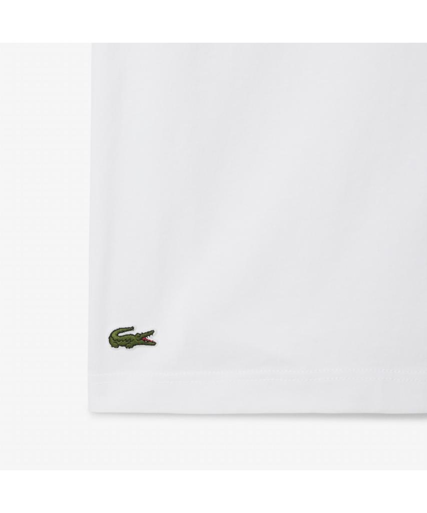 LACOSTE Men'S Back Print Classic Fit Short Sleeve T-Shirt Th5948-55N 001