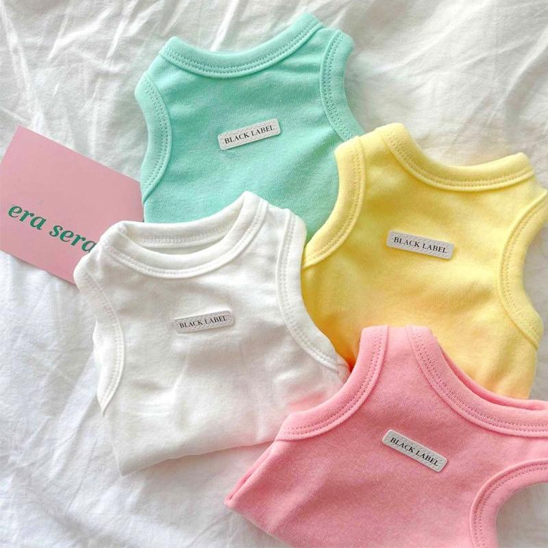 

Жилет для собак, одежда для щенков, летняя хлопковая футболка с принтом медведя, полосатая рубашка для собак, костюм для девочек, чихуахуа, одежда в корейском стиле XS