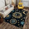 Cosmic celestial sun moon stars carpet Yoga living room room decor children's crawling mat doormat area rug games mat