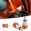 2pcs Motorcycle M5*0.8cm Front Fork Shock Absorption Air Bleeder Valve Screw Motorbike Accessories for Honda Kawasaki Suzuki