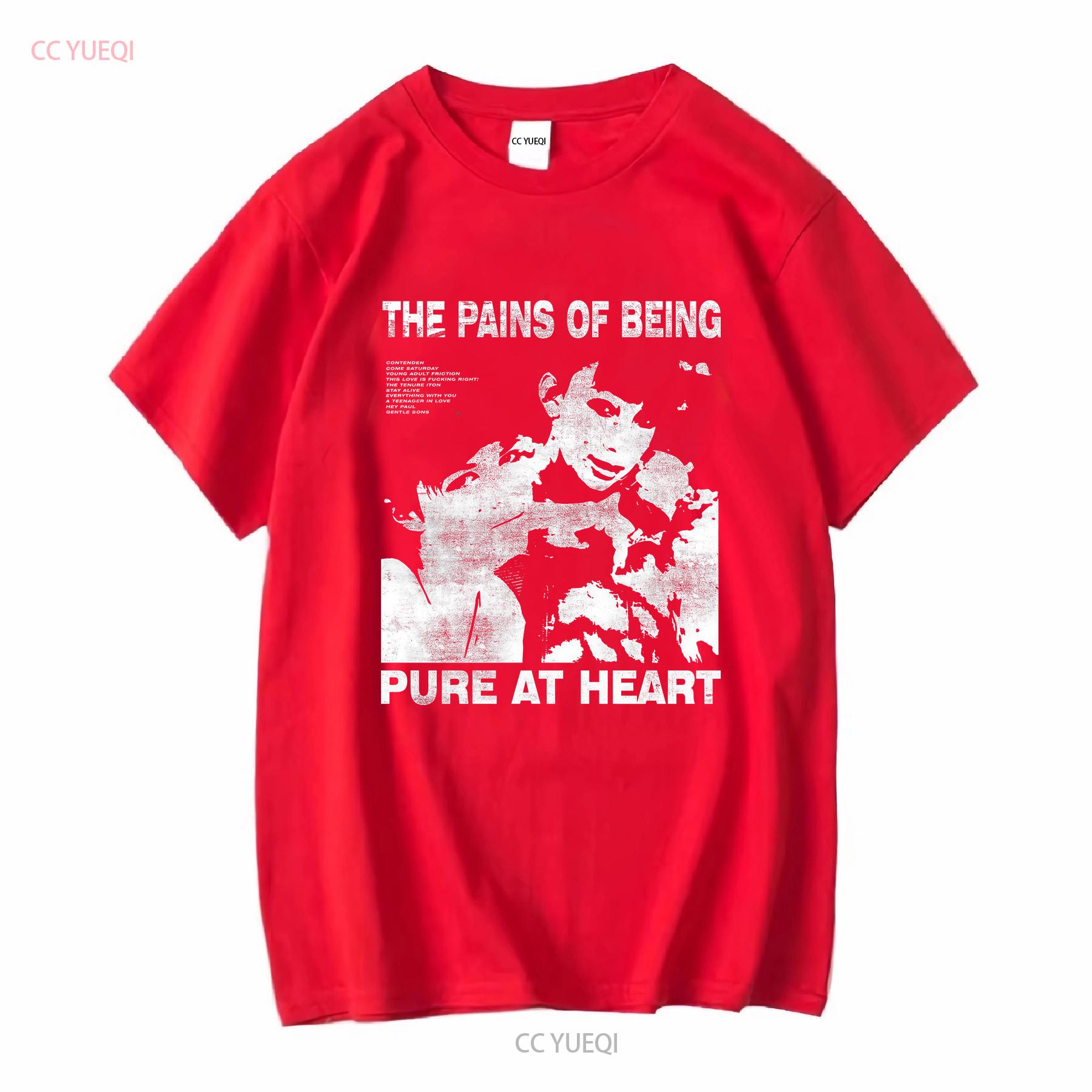 

The Pains Of Being Pure At Heart T Shirt Album For Woman and Man long or short sleeves vintage Washed Comfortable homme S