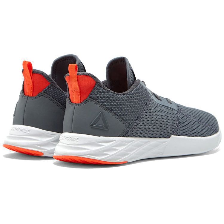 Reebok Astroride Strike Lightweight Breathable Low-Top Running Shoes Men Sneakers Gray Orange CN5303