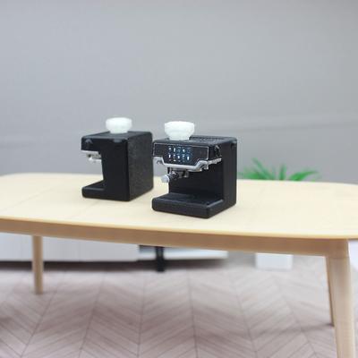 1:12 Scale Miniature Dollhouse Coffee Machine Accessories Dollhouse Miniature Coffee Machine Model Doll Furniture Play Mini Toy