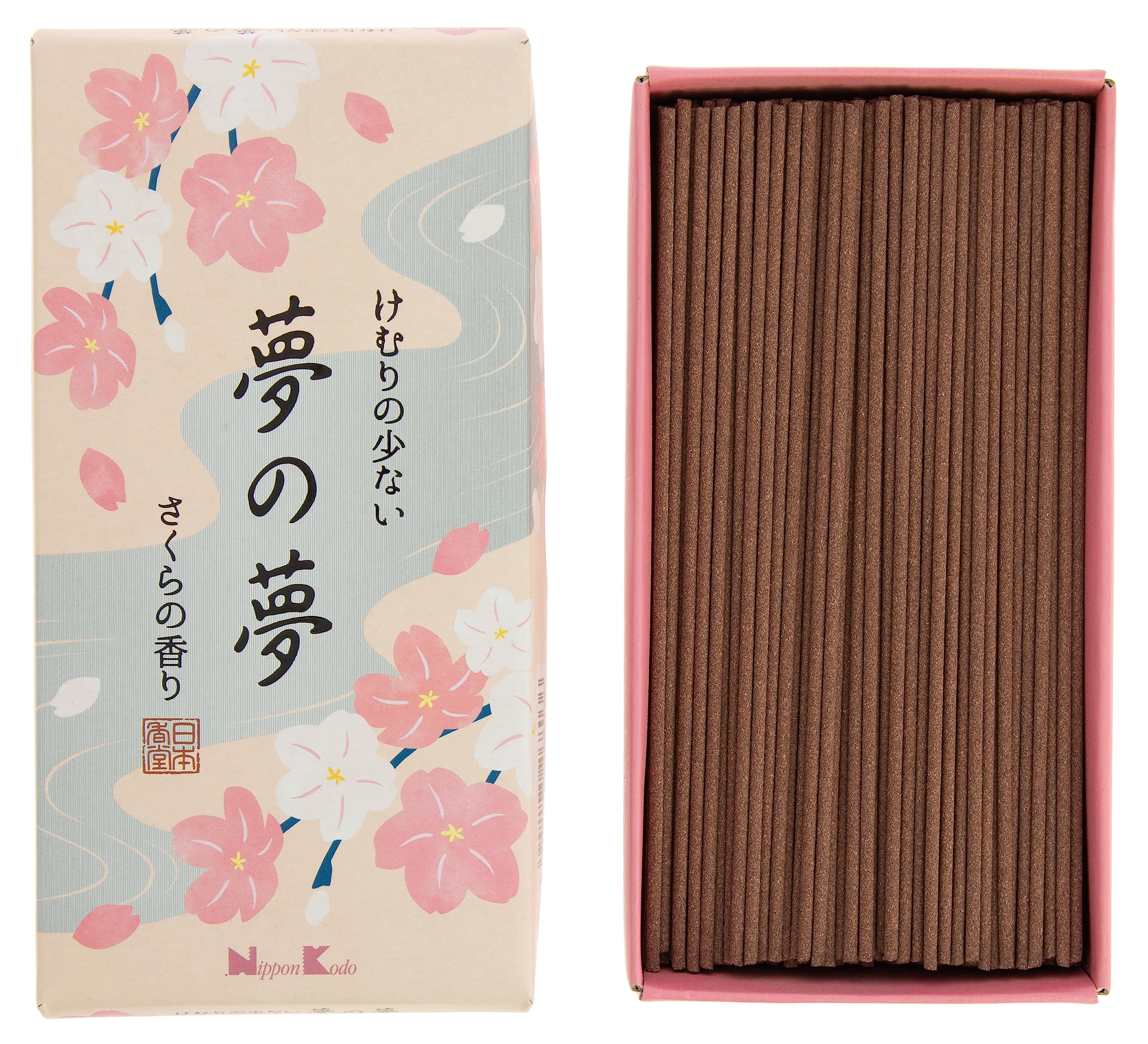 Nippon Kodo Yume no Yume Sakura Scent Incense 100g Sticks,