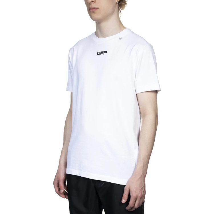 OFF WHITE Slim Fit Caravaggio Square T Shirt OMAA027S201850050188