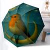 1pc Night Songbird Automatic Folding Umbrella - 8-Rib Compact Travel Umbrella Durable & Portable for Outdoor Use, Perfect Gift148