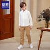 Romons Kids' Long Sleeve White Shirt