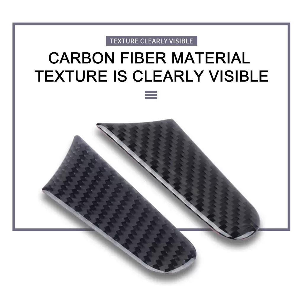 Anti-Scratch Trim Sticker Carbon Fiber Rearview Mirror Protector Anti-Rub Strip Sticker Anti-Collision Strip For Porsche Macan
