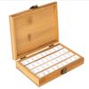Wood Watercolor Box White Paint Palette Painting Palette Gouache Palette for Travel Sketches