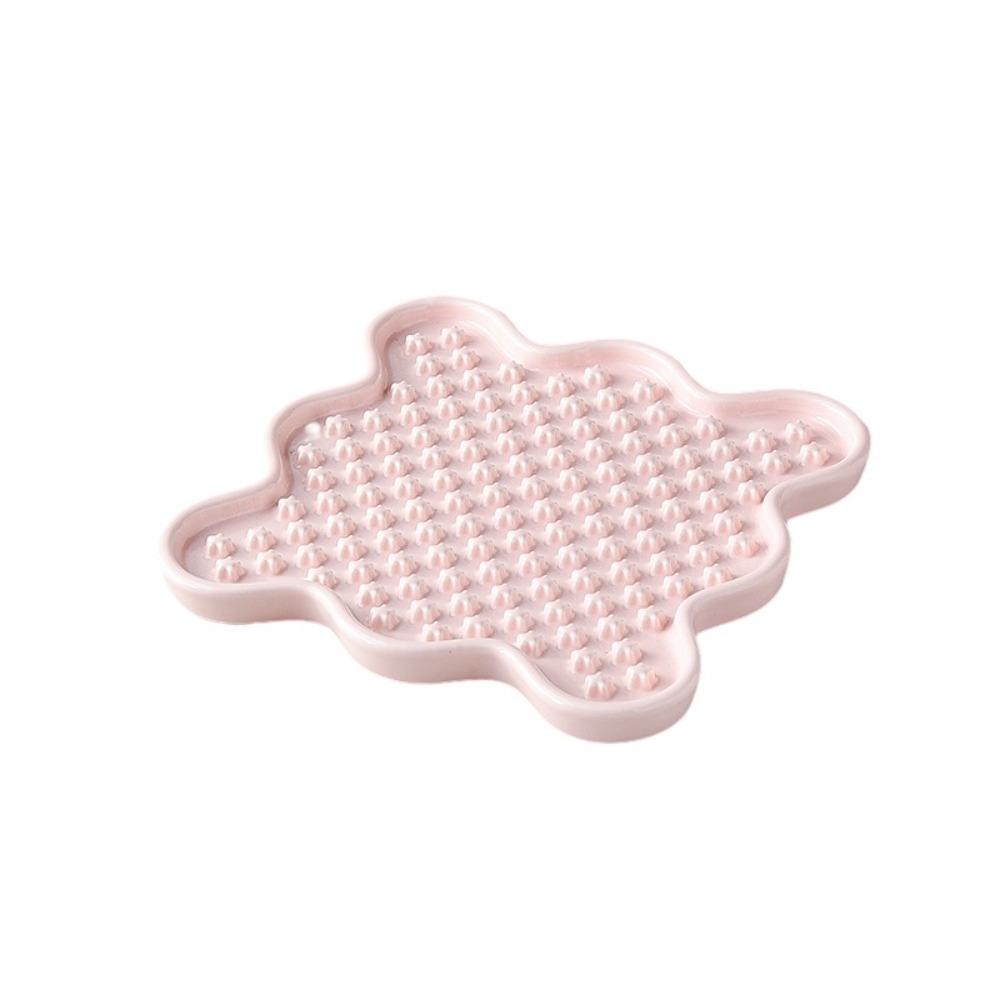 Anti Choking Pet Slow Fooder Ceramic Pet Canning Lick Tray Dog Food Bowl  for Feeding