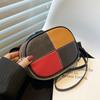 Luxury Genuine Leather Scraps Small Women's Messenger Tote Sac Fashion Leather Cow Ladies Shoulder Crossbody Bag