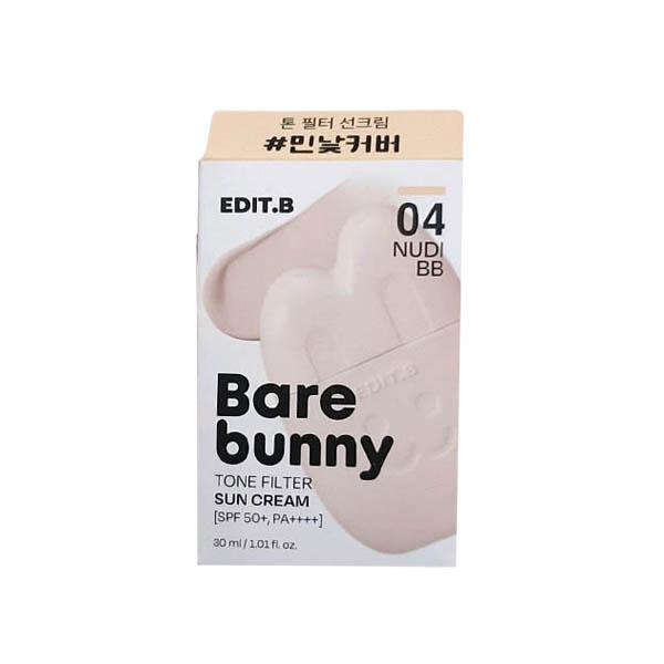 Edit B Bare Bunny Tone Filter Sun Cream 04 Nudy BB 30ml