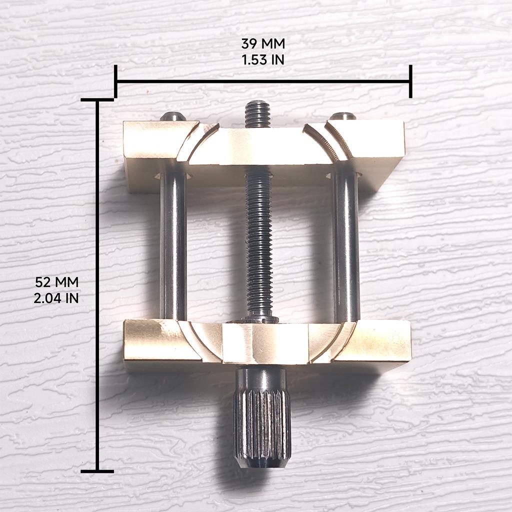 2Pcs Brass Watch Movement Holder Fixed Base Multi Function for Watchmaker Watch Clamp Watches Repair Tools