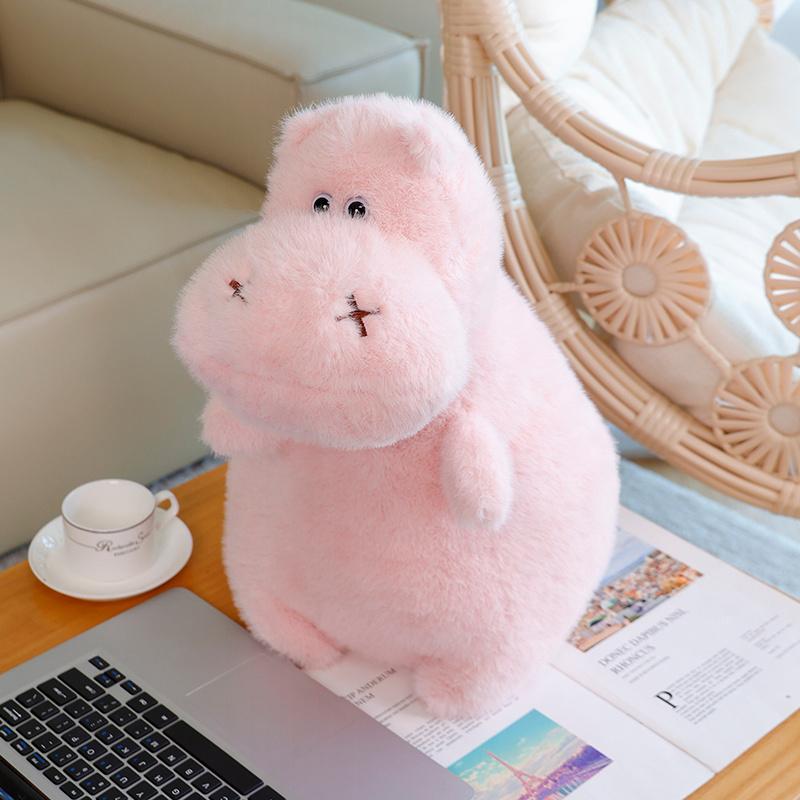 Funny Hippo/Polar Bear/Husky/Groundhog Plush Cute Fat Doll Toy Boy Girl Soft Throw Pillow Surprise Birthday Gift Fill Decor