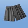Mid-rise Elastic Waistband Ice Silk Breathable Holes Sleeping Shorts Men Summer Casual Short Pajama Pants