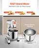 SucceBuy 10L Commercial Food Mixer 3 Speeds Adjustable 110/178/390 RPM Stainless Steel Bowl Dough Hooks Whisk Beater Premium