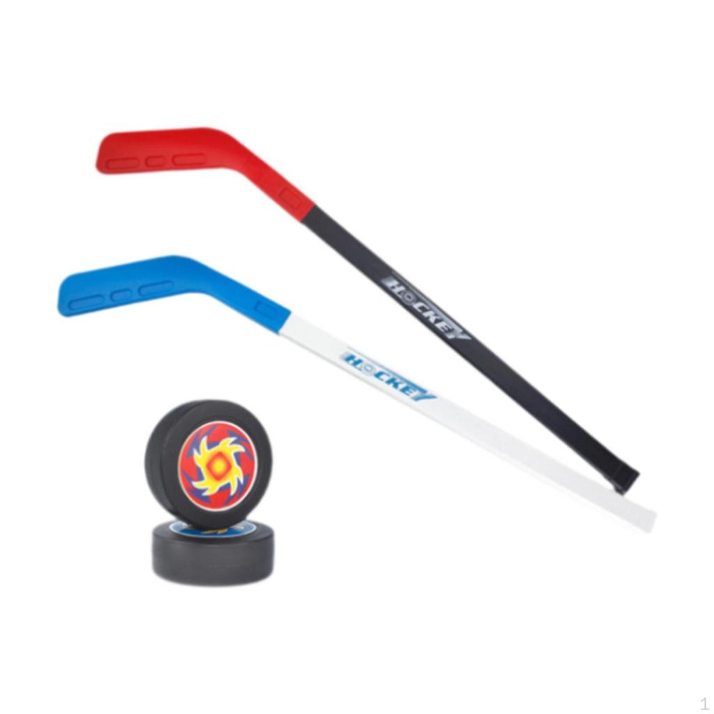 Kids Hockey Sticks and Ball Set Toys Indoor Outdoor, Lightweight, Training Gear, Sports