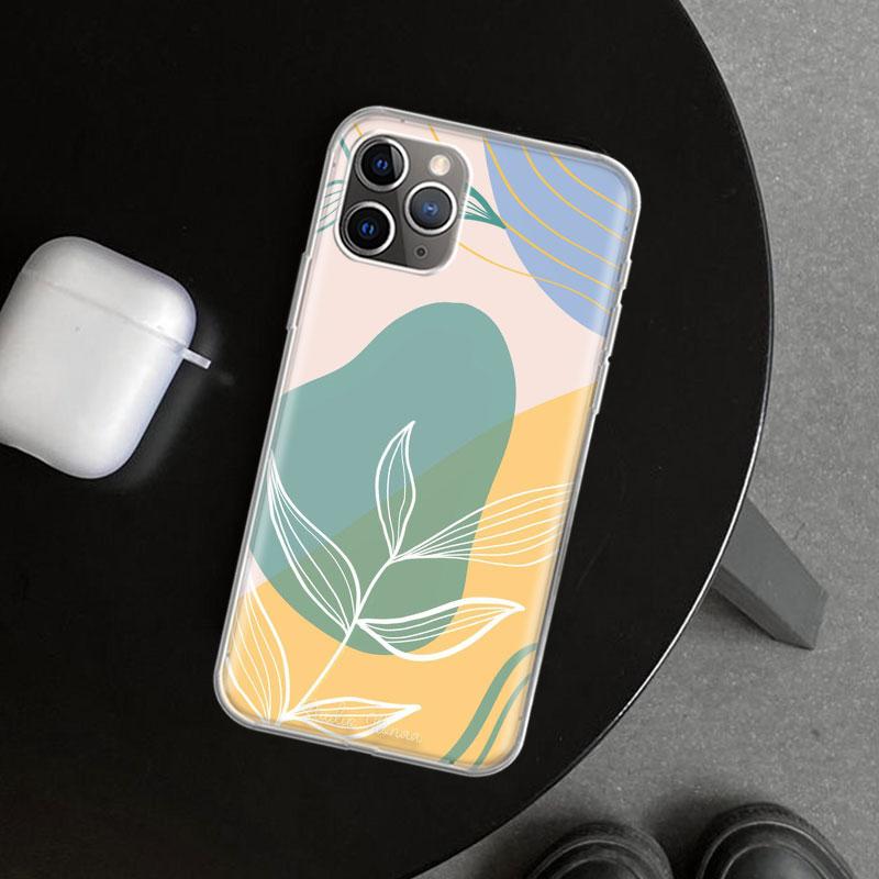 Abstract Women Face Line Phone Case Cover for iPhone 11 12 13 Mini 14 15 Plus 16 Pro Max 17 Air 7 8 + SE Art Customized Fundas 1