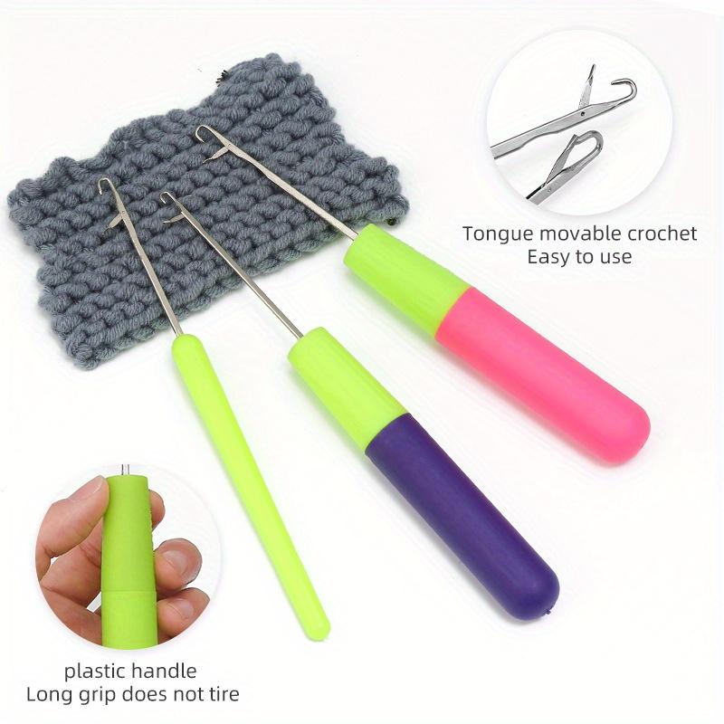 3pcs/5pcs Wig Weaving Tools Hair Dye Home Wig Hooks Tongue Hooks Simple Practical Hooks Carpet Hooks