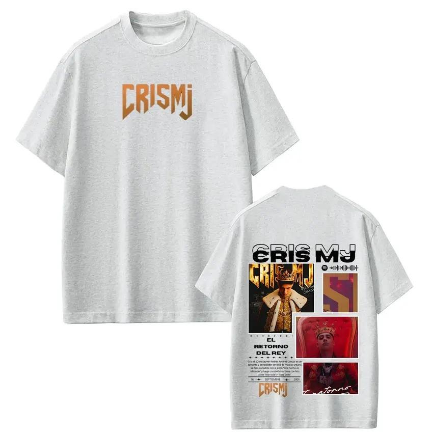 Fashion Unisex Women Tshirt Rapper CRIS MJ Album Tour 2026 Graphics Fan Gifts Tees Cotton Loose Casual Hiphop Tshirts Streetwear
