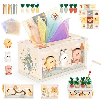 Vanplay Montessori Lernspielzeug für Jungen und Holzspielzeug für und 3 Jahre Geburtstag Montessori Lehre Lern-Fingerspitze Frühe Fingerspitze Baby