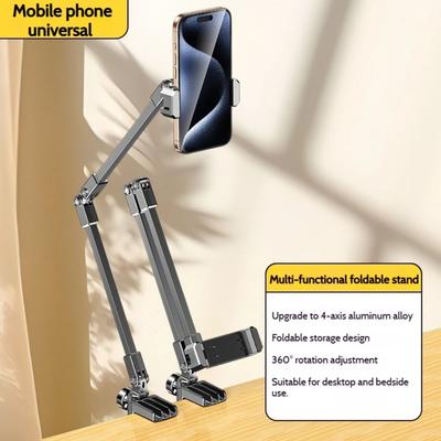 Adjustable Tablet Stand Foldable 3 Sections Arms Bedside Phone Holder for 5-12Inch Phone Ipad Pro Mini for Xiaomi