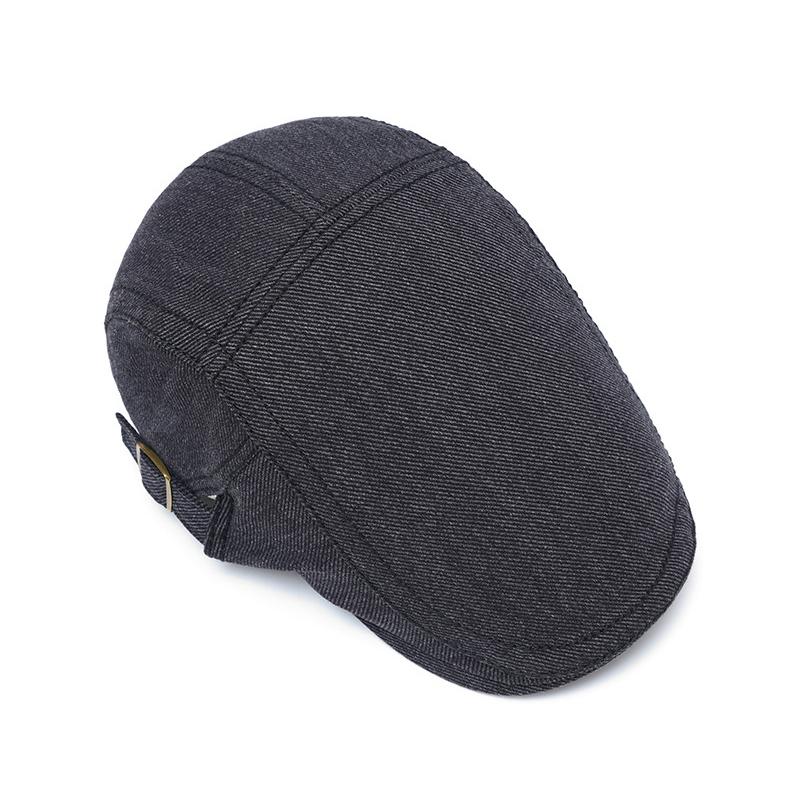 Men's Cotton Beret British Vintage Cap Peaked Cap Paintwork Cap British Newsboy Cap
