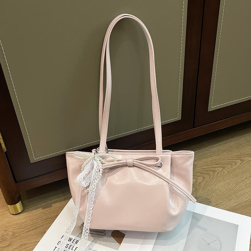 Handbag Women's Fashion Folded Bucket Bag 2025 New Simple Shoulder Women's Bag