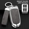 Nueva Funda de Cubierta para Llave de Coche de Aleación y Cuero Para Jeep Grand Cherokee Chrysler 300C Renegade Fiat Freemont Dodge Ram 1500 Challenger Dart