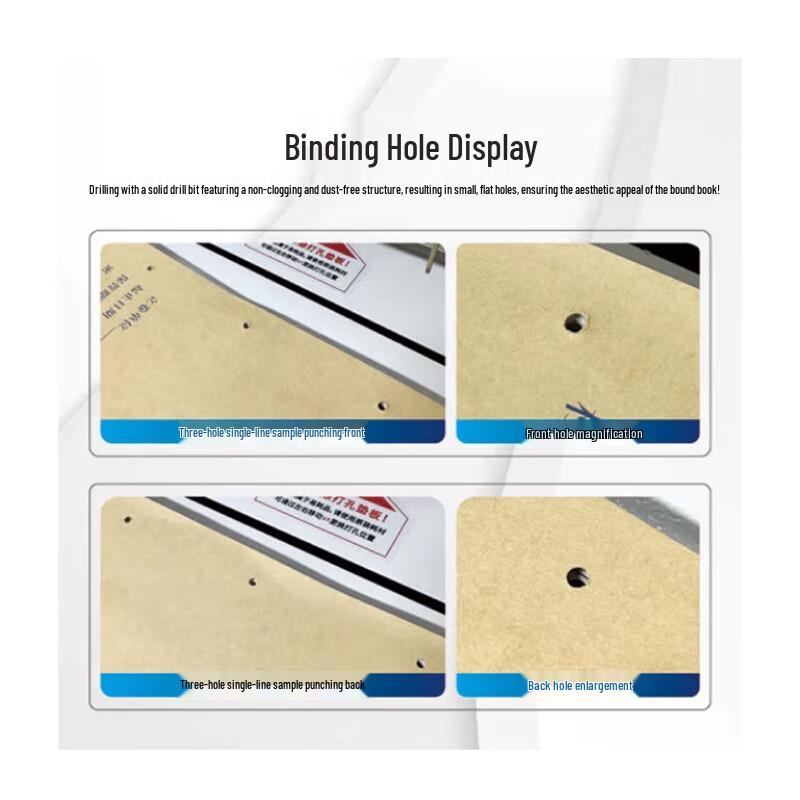 Zhongchuang'en Electric 3-Hole Document Binding Machine CN plug (adapter included)