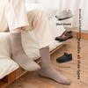 Autumn and Winter Wool Socks for Men: Warm and Cold-resistant Mid-calf Socks with Fleece and Thickened Heating Loops