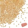 600Pcs Brass Spacer Beads, Long-Lasting Plated, Round, Real 18K Gold Plated, 2mm, Hole: 0.5mm