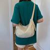 Japanese Fashion Large Capacity Shoulder Bag With Zipper Closure For Daily Use