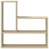 Wall Shelf Sonoma Oak 60 x 11 x 60 cm Engineered Wood