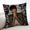PPlaqueboymaxES Singer cushion cover Home Bedding Sofa living Room pillowcase Simple Soft Skin Cushion Cover Party Gift