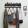 Metal Tree Wall Hook, 5-Branch Coat Rack, Forest Lodge Entryway Organizer, Nature Inspired Rustic Decor