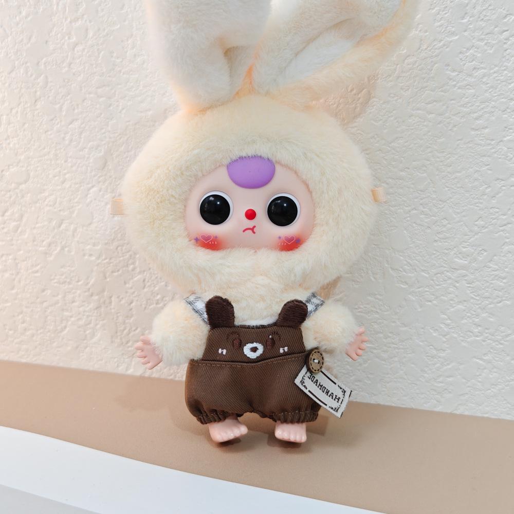 Macaron Little Rabbit Doll Clothes: Cute Pendant, Outfit for 3-Year-Old, Blind Box Edition