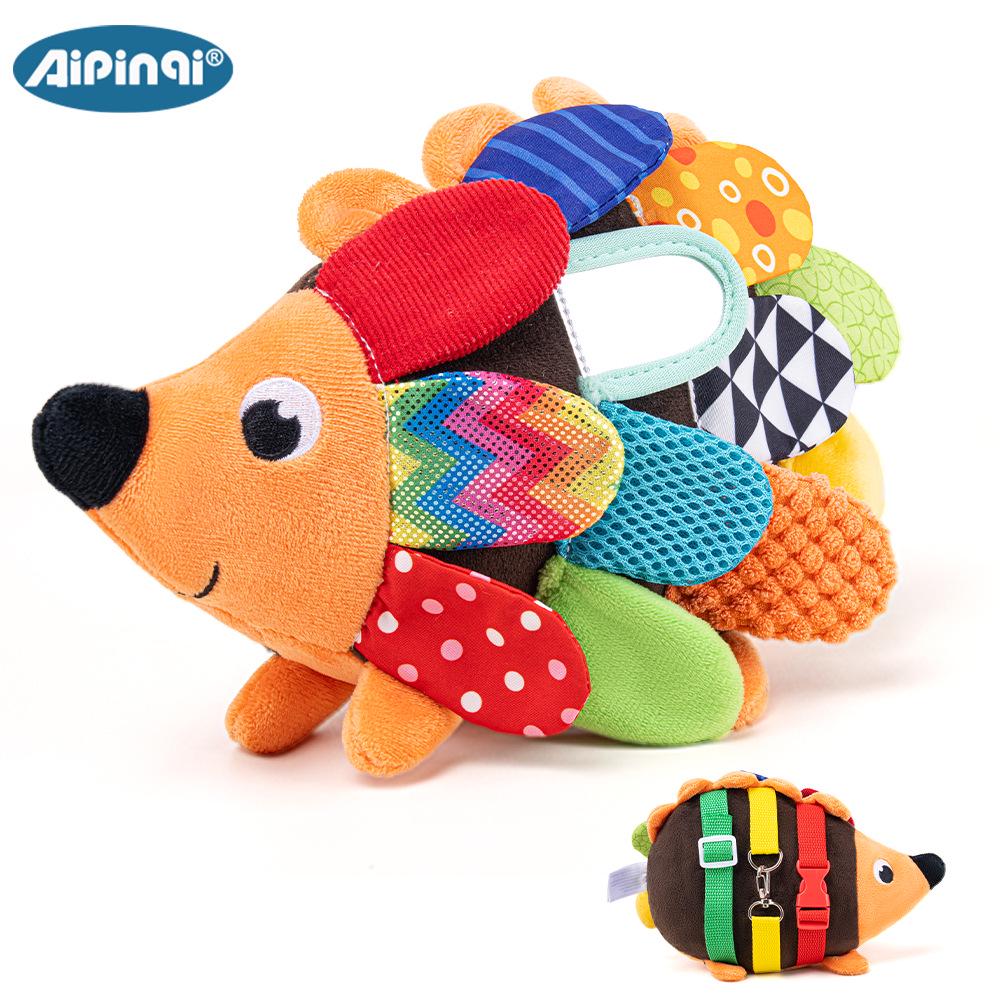 Aipinqi Baby Animal Plush Educational Toys for Ages 0-3 - Interlocking Puzzle Teaching Aids